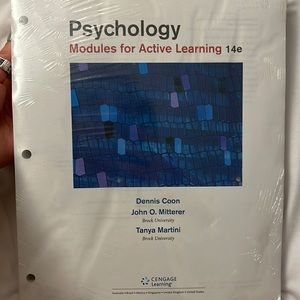 Psychology Modules for Active Learning 14e